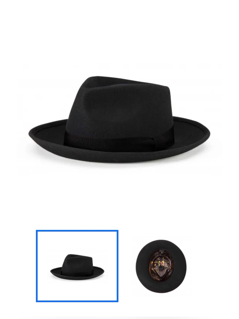 Brixton Black Fedora Hat